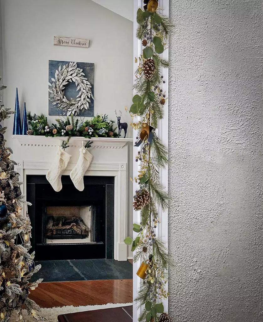 National Tree Company 6' HGTV Home Collection Swiss Chic Garland