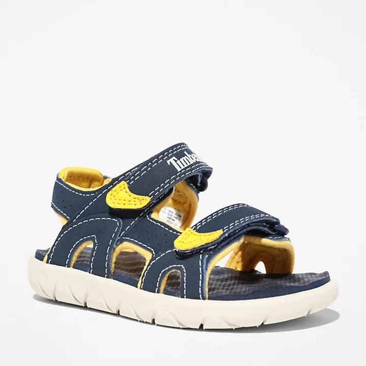 Timberland Perkins Row Double-Strap Sandal for Toddler in Navy 7
