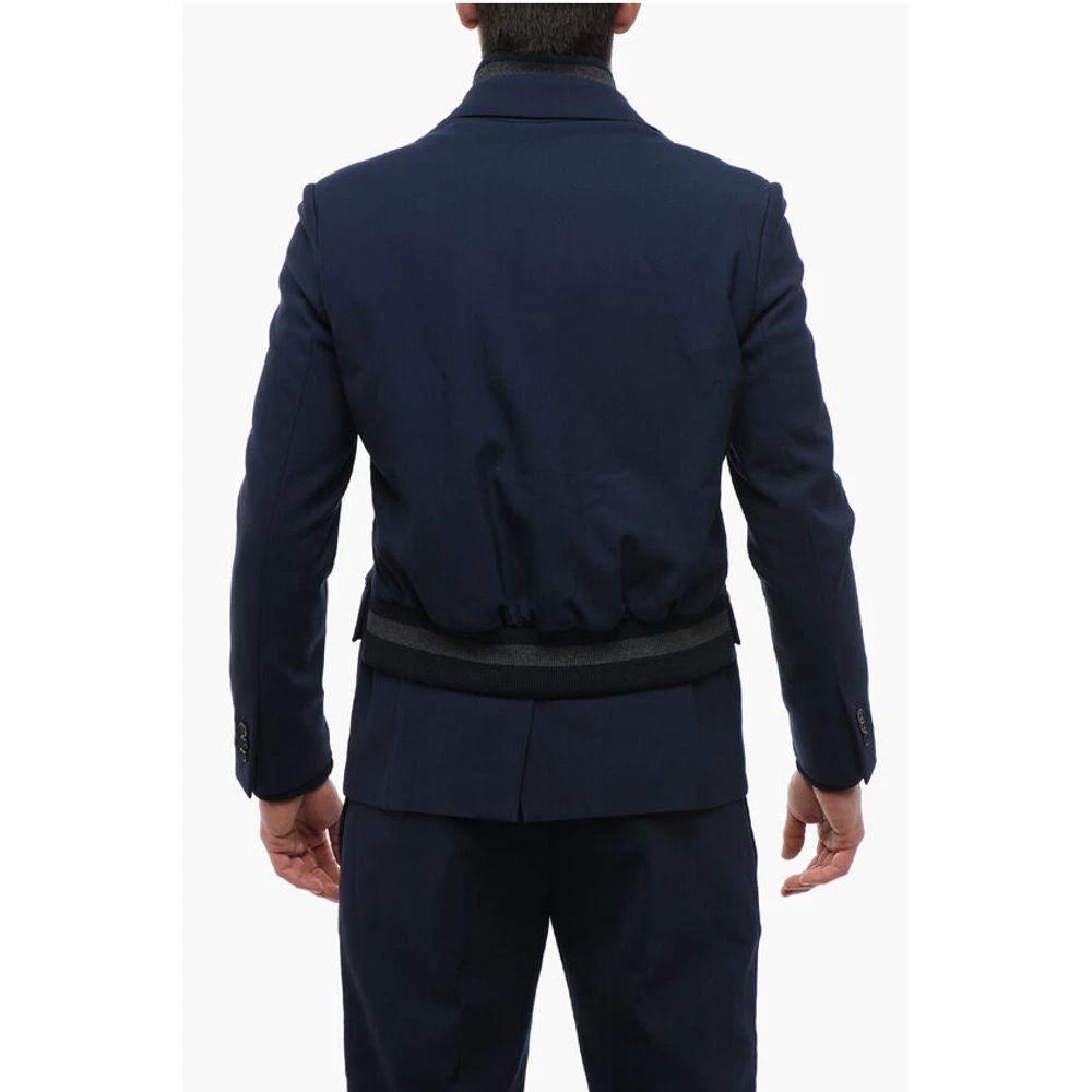 Off-White Off- Tech Wool HYBRID Blazer with Bomber Men's Details 2