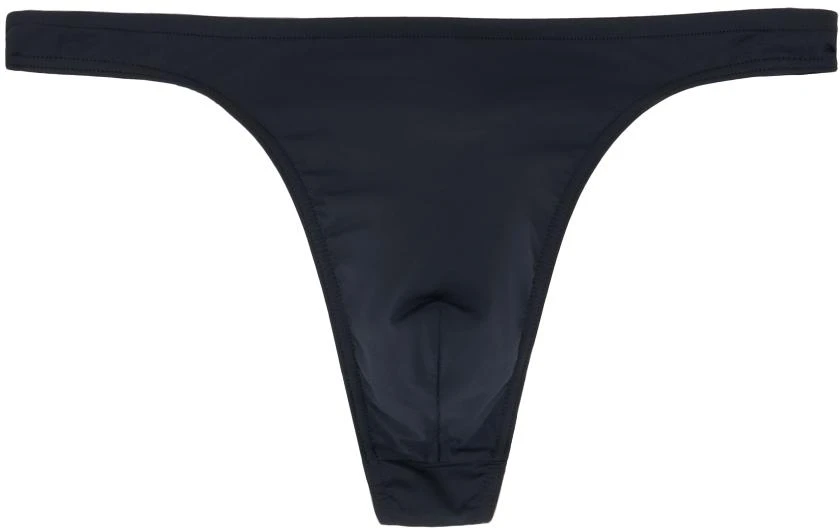 Balenciaga Black 'Balenciaga' Thong 1
