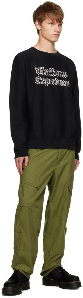 Uniform Experiment Black Printed Sweatshirt 4