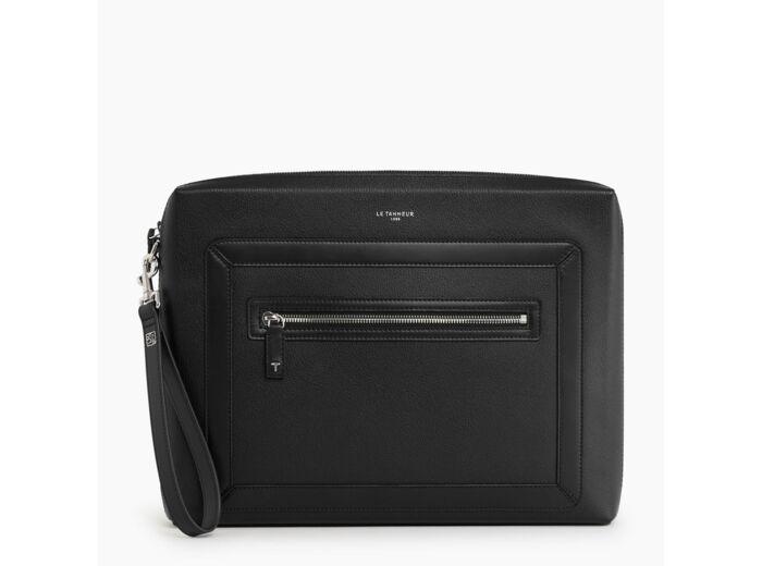 le tanneur Pochette ordinateur 15" Max en cuir grainé