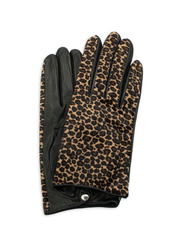 Portolano Leather & Pony Hair Gloves
