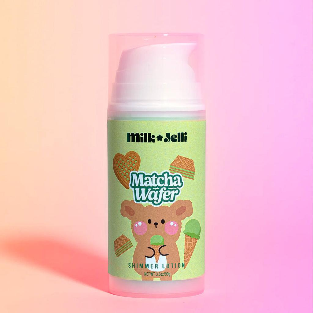 Milk Jelli Official Matcha Wafer - Shimmer Lotion