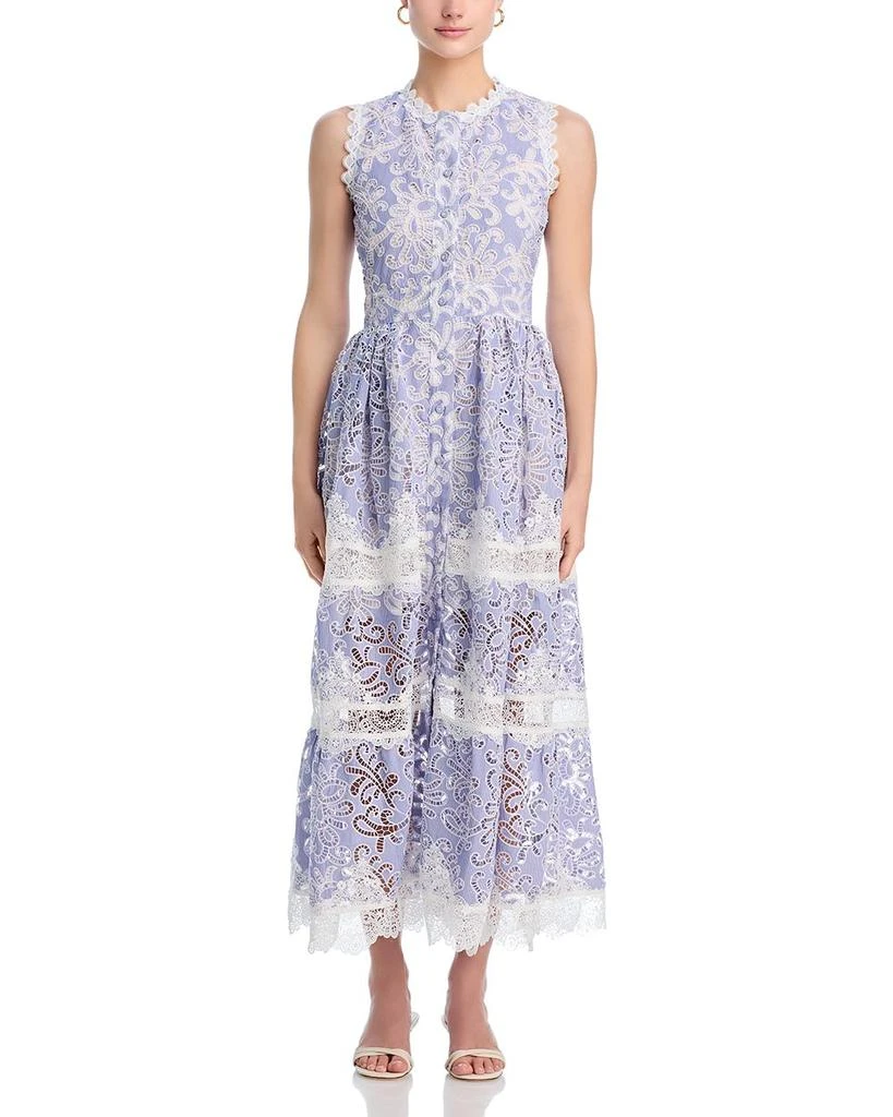 Waimari Gaia Eyelet Embroidered Dress 7