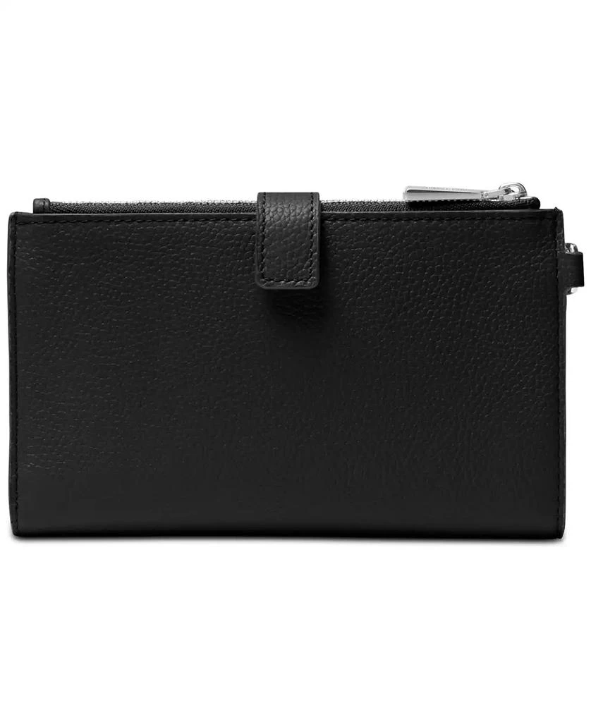 Michael Kors Adele Double-Zip Pebble Leather Phone Wristlet 3
