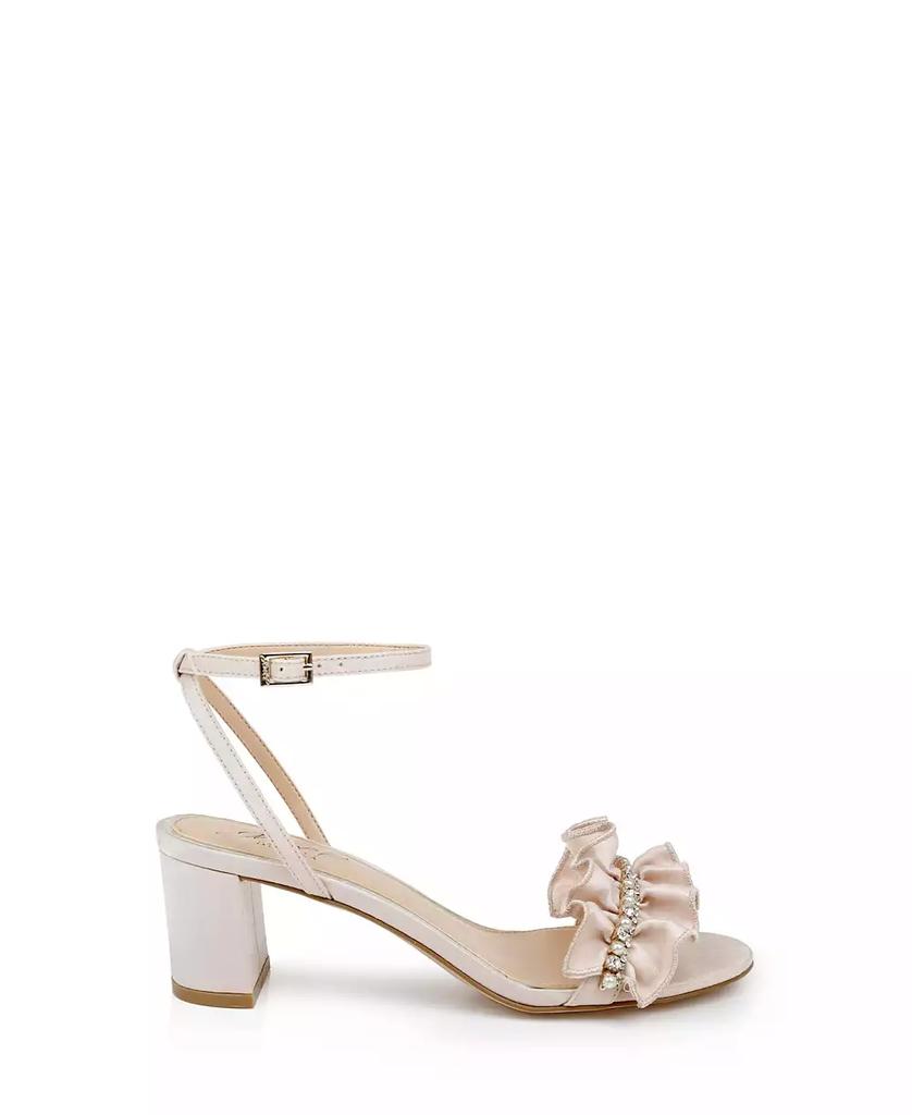 Badgley Mischka Women's Desirie Block Heel Evening Sandals