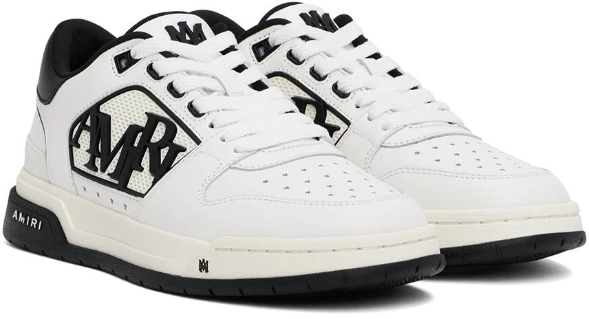 AMIRI White & Black Classic Low Sneakers 4