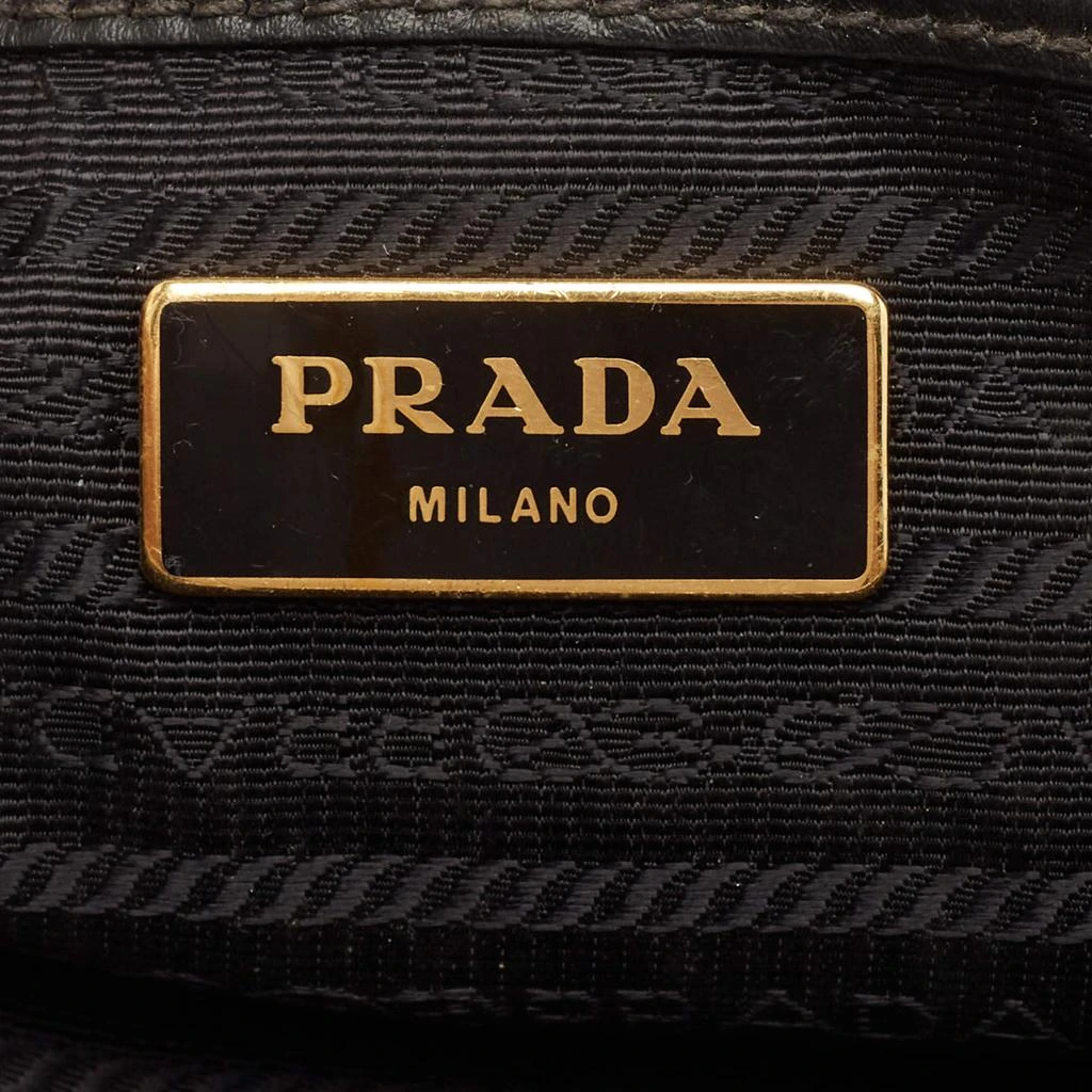 Prada Prada Black Nylon and Leather Top Handle Bag 11