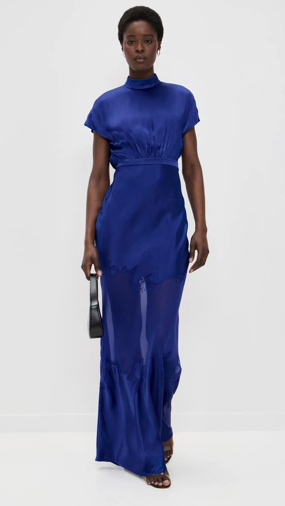 Saloni Fabienne Long Dress 4