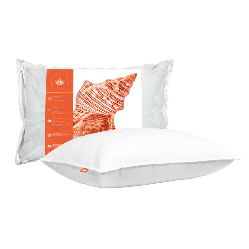 Canadian Down & Feather Company 625 Loft White Down Pillow, Firm Support 1