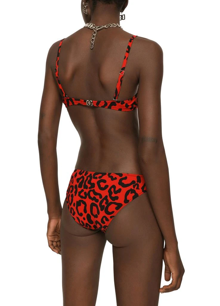 DOLCE & GABBANA Leopard-print balconette bikini 3