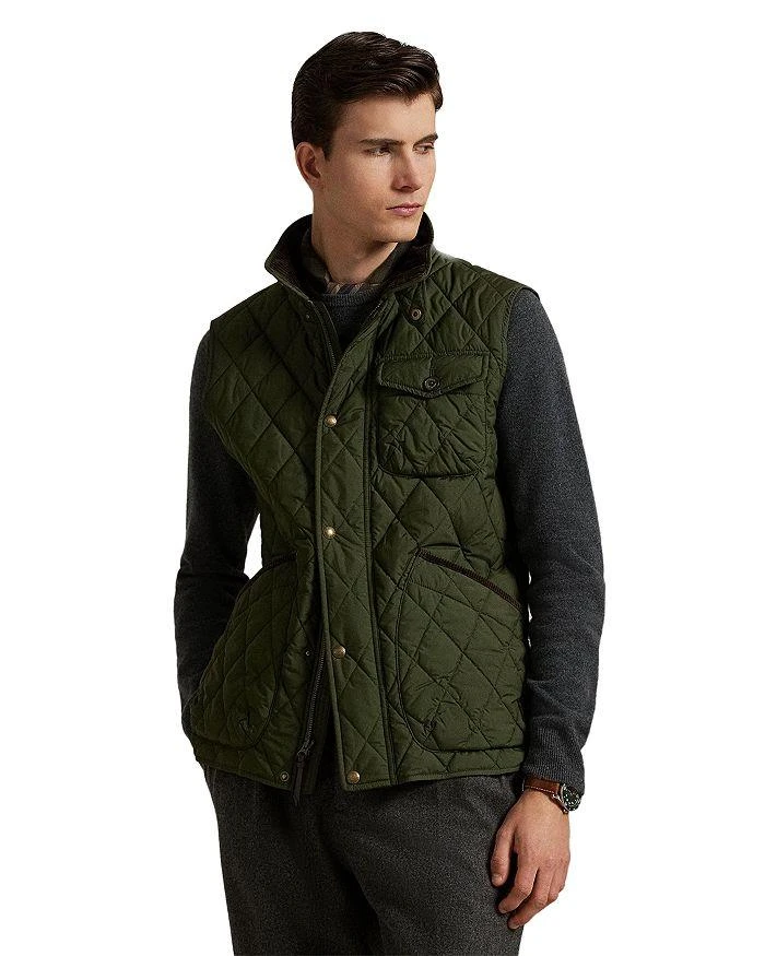 Ralph Lauren Quilted Full Zip Utility Vest