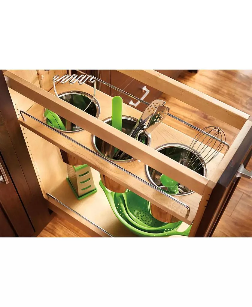 Rev-A-Shelf 8" Pull Out Kitchen Cabinet Organizer w/ Soft-Close, 448UT-BCSC8C 5