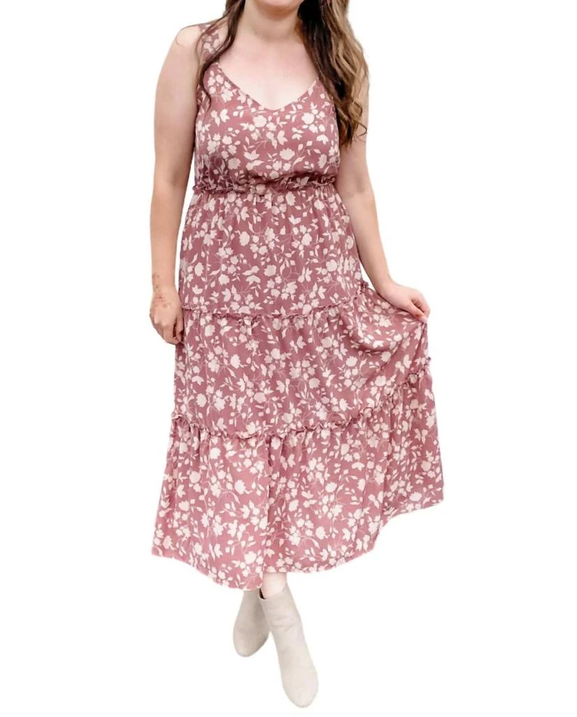Blu Pepper Catherine Dress In Pink 1