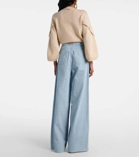 Max Mara Affari high-rise wide-leg jeans 3
