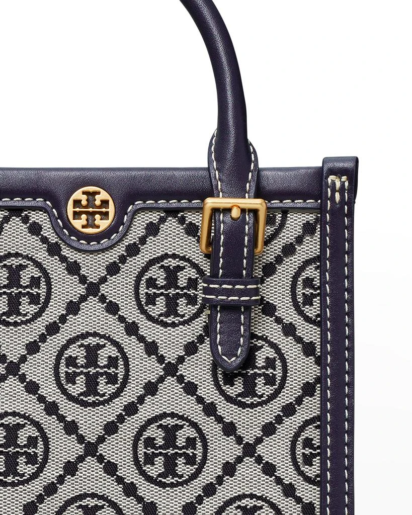 Tory Burch Mini T Monogram Jacquard North-South Tote Bag 7