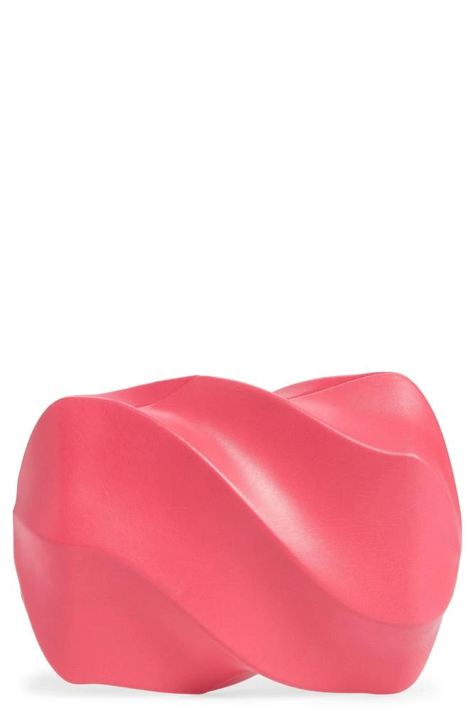 Bottega Veneta BV Whirl Paper Leather Minaudiere