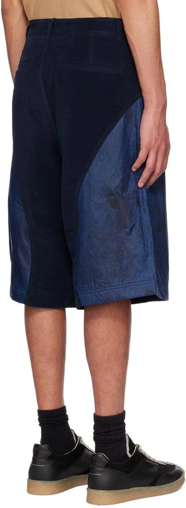 ANDERSSON BELL Navy Paneled Shorts 3