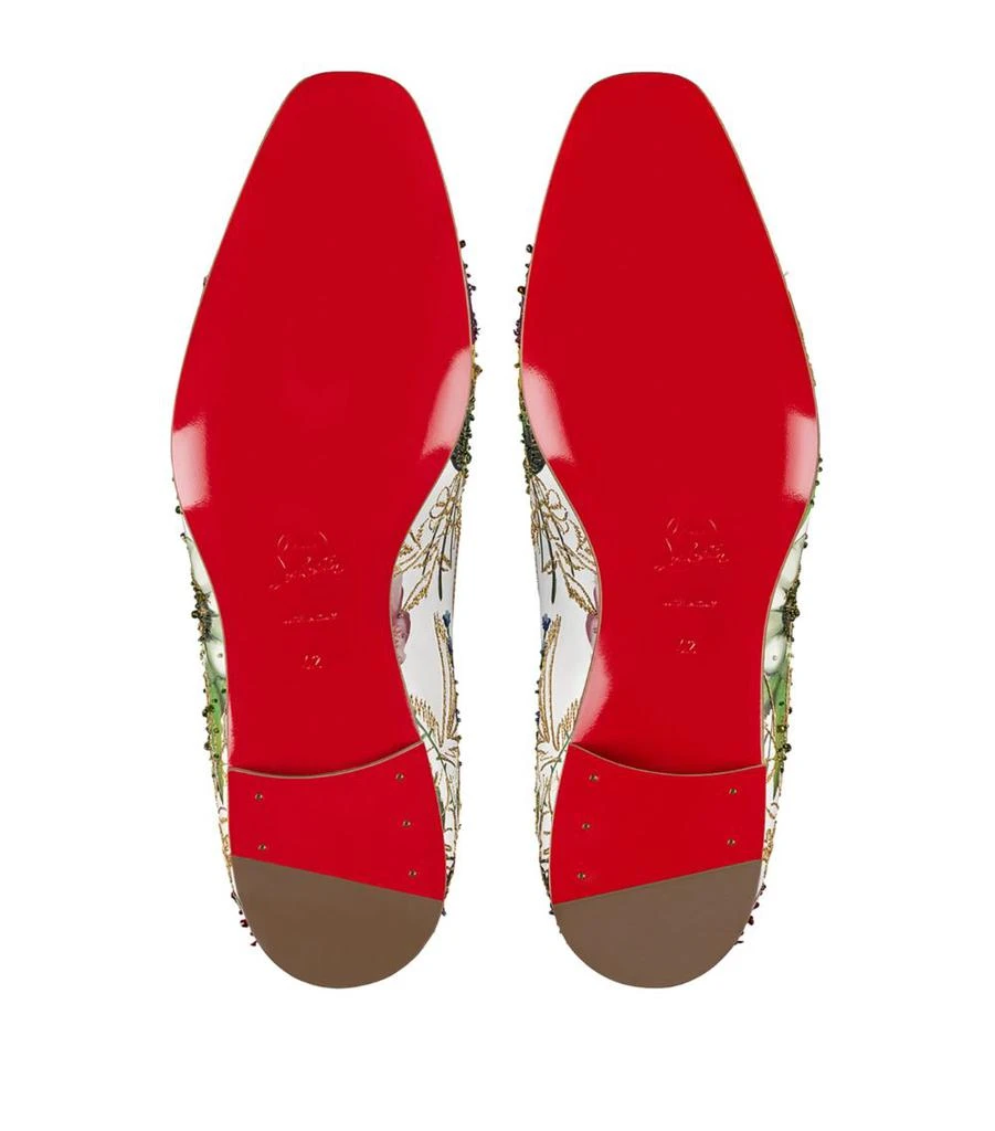Christian Louboutin Dandyswing Floral Print Loafers  display picture 2