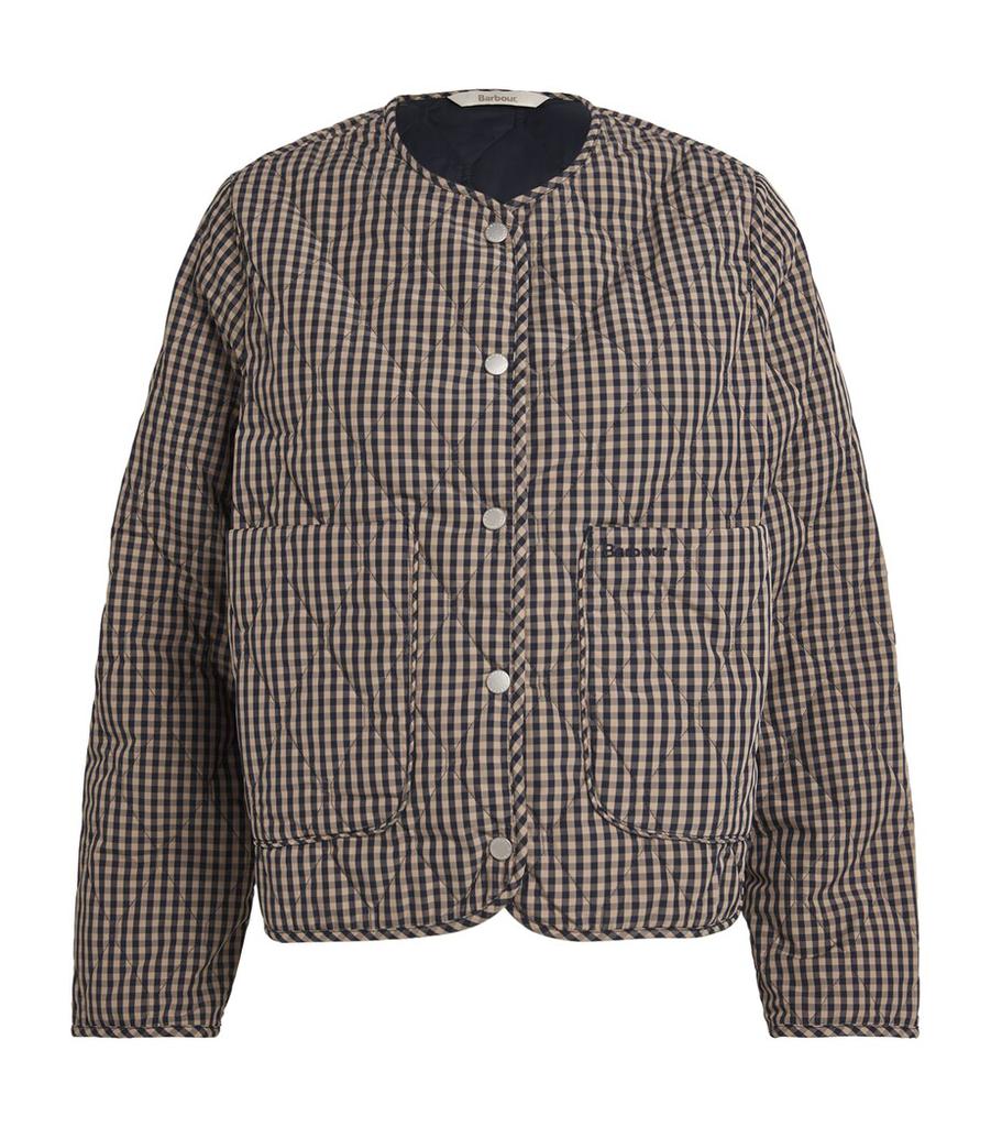 Barbour Check Monroe Quilted Jacket
