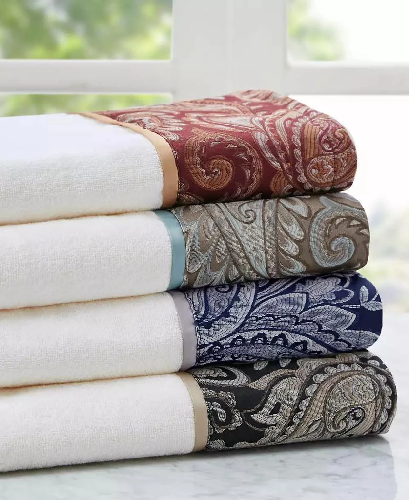 Madison Park Aubrey 6-Pc Jacquard Bath Towel Set 3