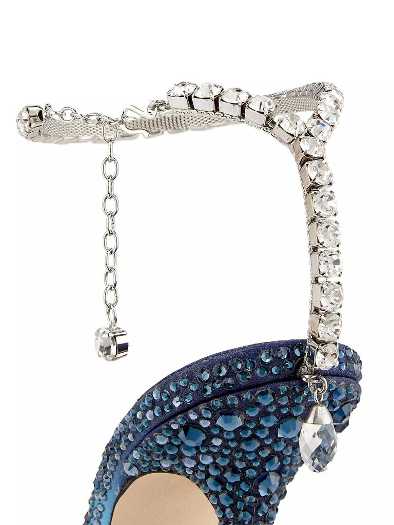 Jimmy Choo Saeda Crystal-Embellished Satin Pumps 6