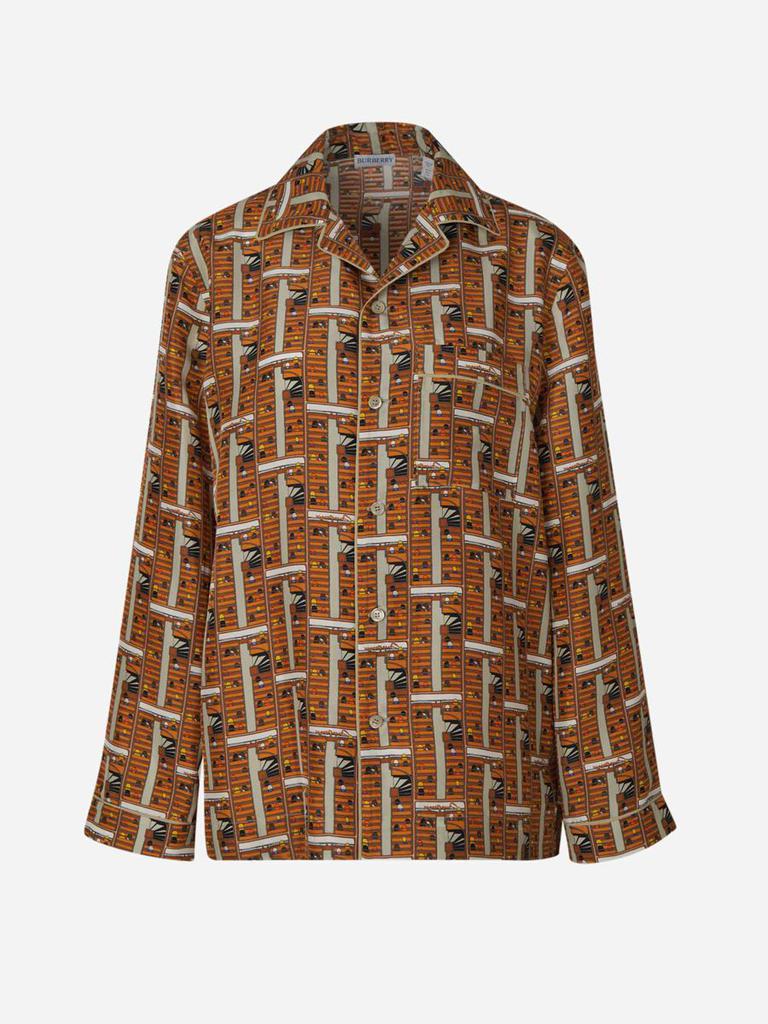Burberry Burberry Bus Motif Pajama Shirt