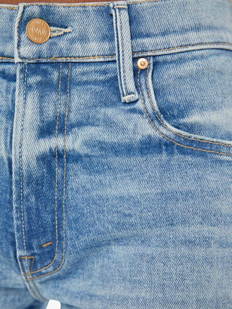 MOTHER Mid Rise Maven Sneak Jean In Peak-A-Boo 5