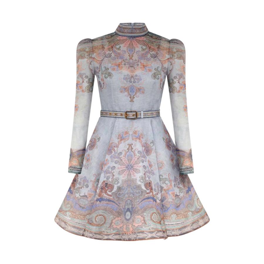 Zimmermann Eden Belted Mini Dress
