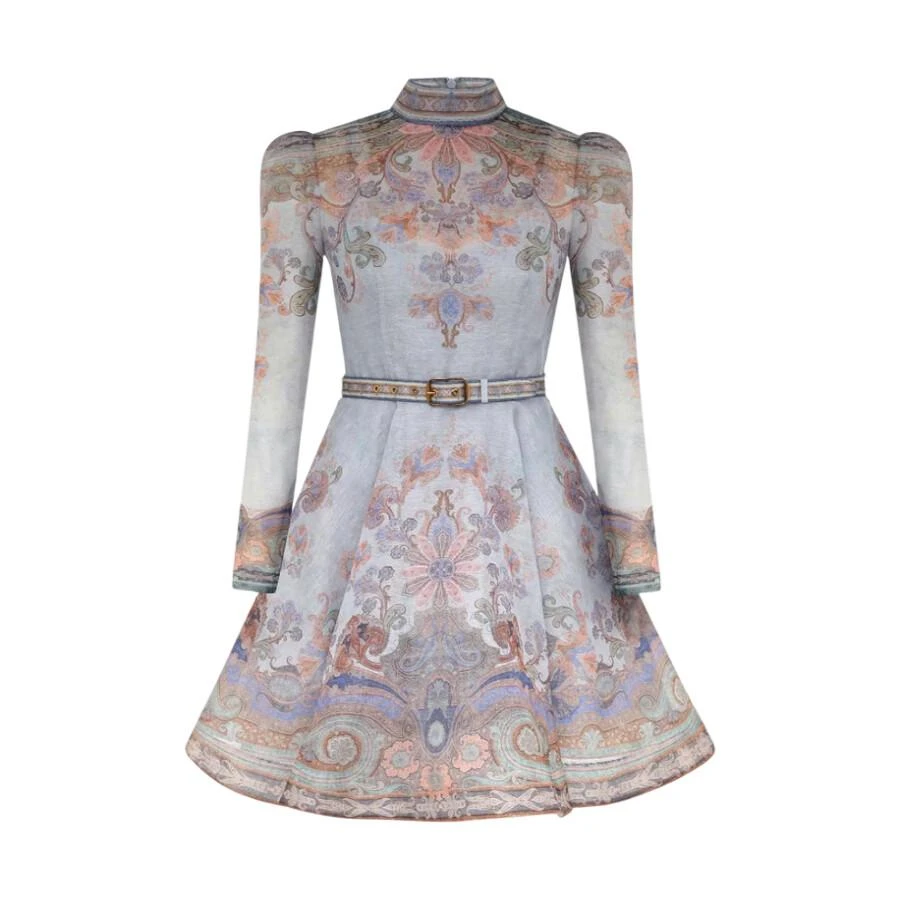 Zimmermann Eden Belted Mini Dress 1