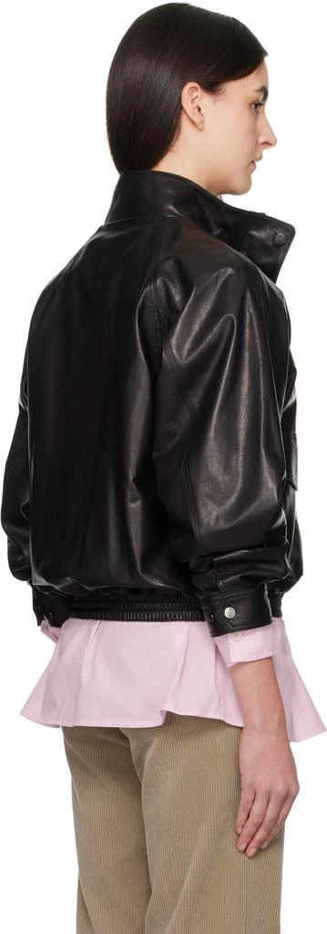 Nothing Written Black Mills Vintage Leather Jacket 3