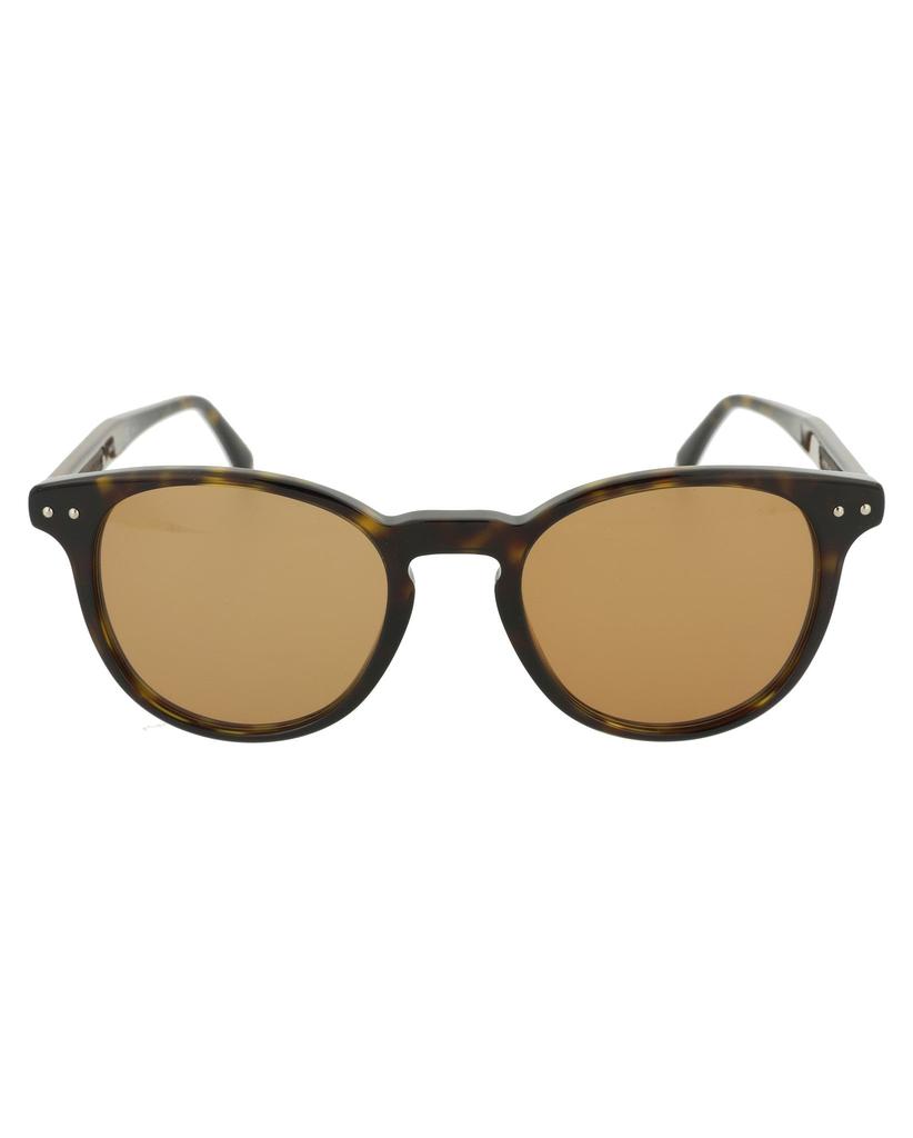 Bottega Veneta Round-Frame Acetate Sunglasses