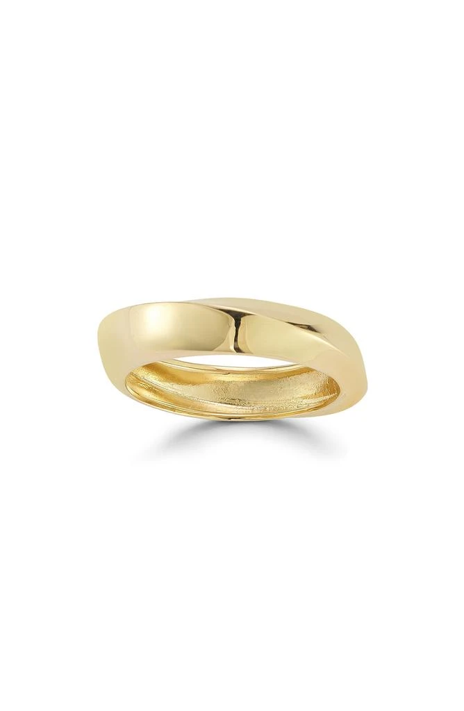 Ember Fine Jewelry 14K Gold Bevel Twist Ring 1