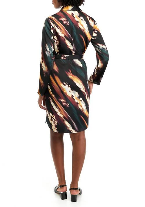 THE LIMITED Limited Petite Watercolor Print Shirtdress 2