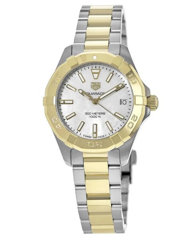TAG Heuer Tag Heuer Aquaracer Lady 300M 32MM Quartz 18K Yellow Gold Plated Steel Women's Watch WBD1320.BB0320 1