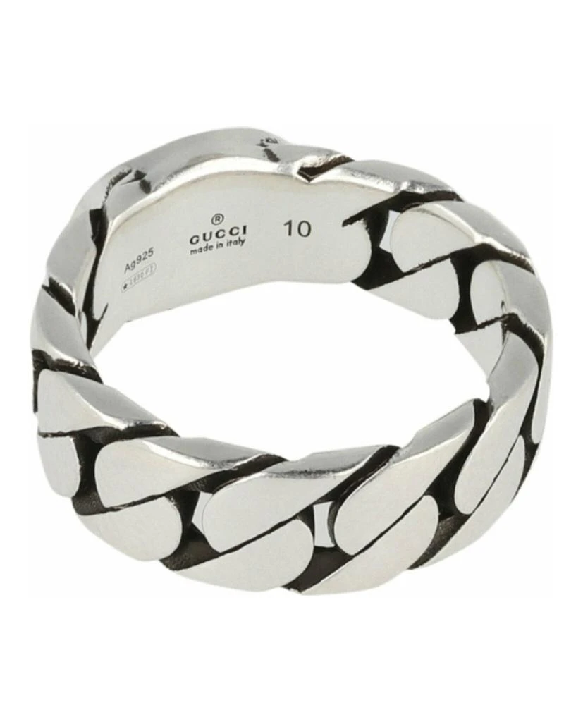Gucci Sterling Silver Interlocking G Ring 2