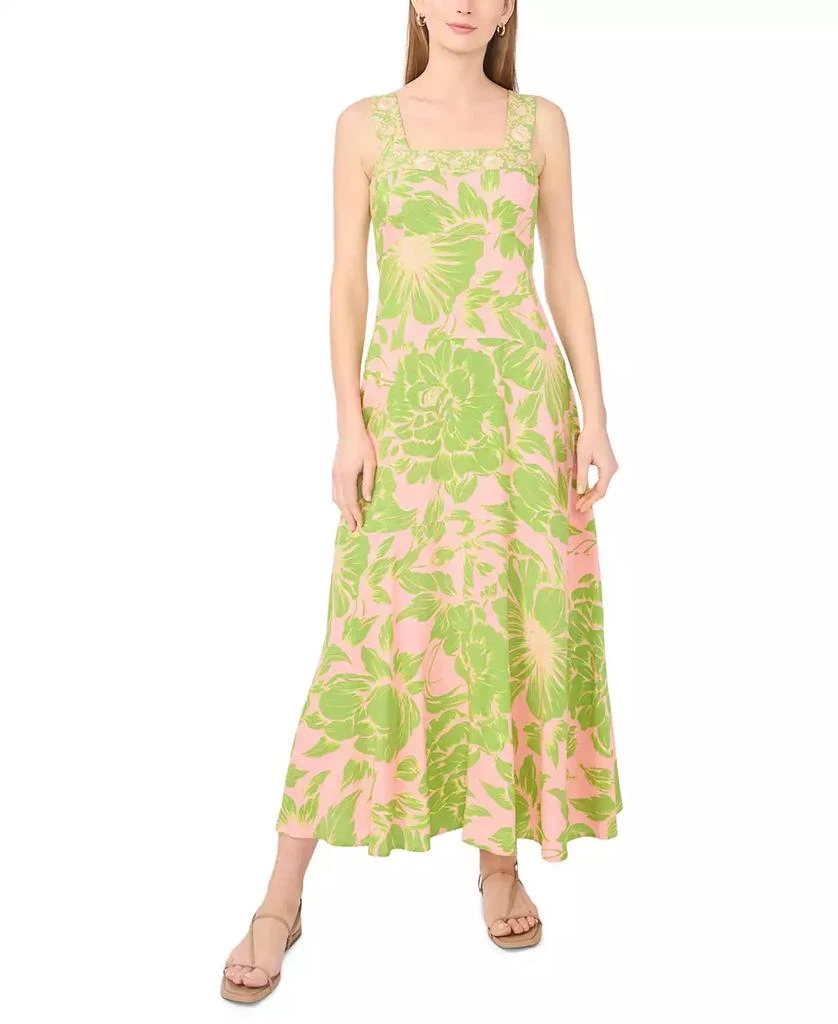 Vince Camuto Women
s Square Neck Maxi Dress