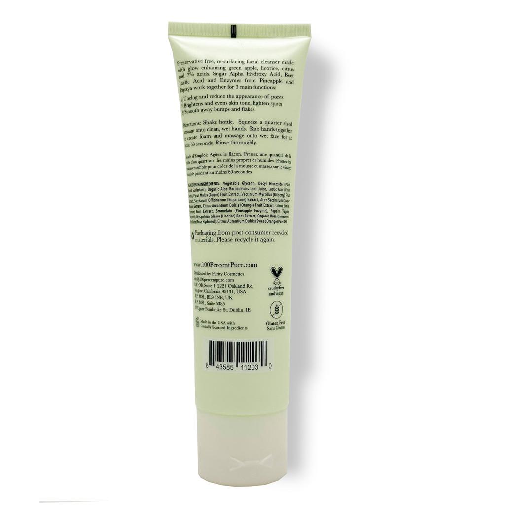 100% Pure Apple Enzyme Exfoliating Cleanser