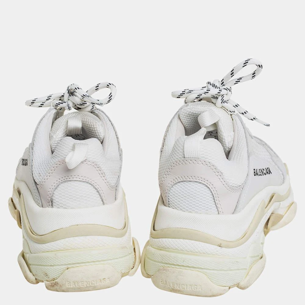 Balenciaga Balenciaga Grey Mesh And Leather Triple S Sneakers Size 38 5