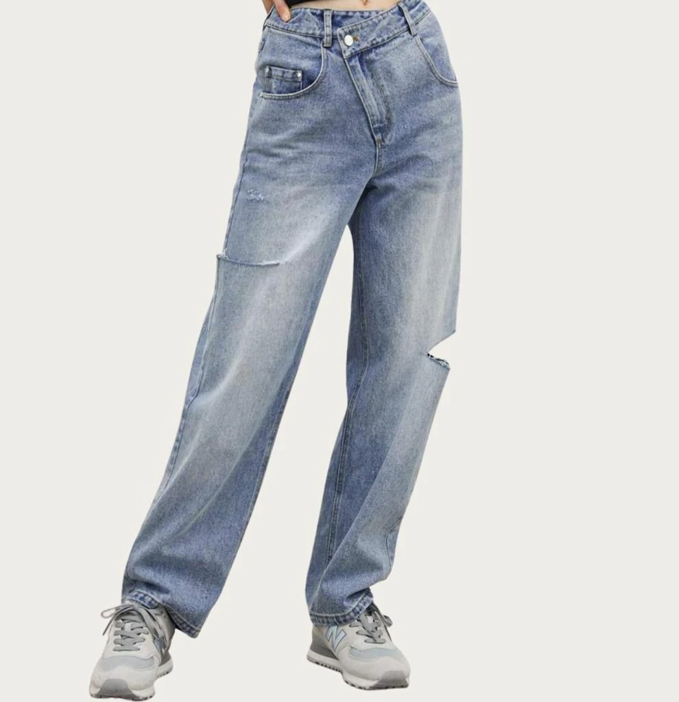 J.Ing J.Ing - CRISS CROSS CUTOUT JEANS 1