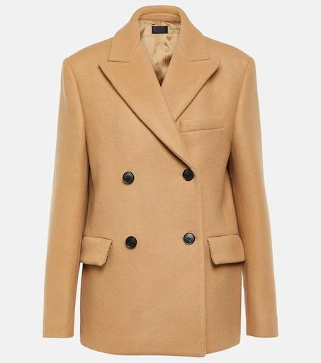 Nili Lotan Vianney virgin wool peacot 1