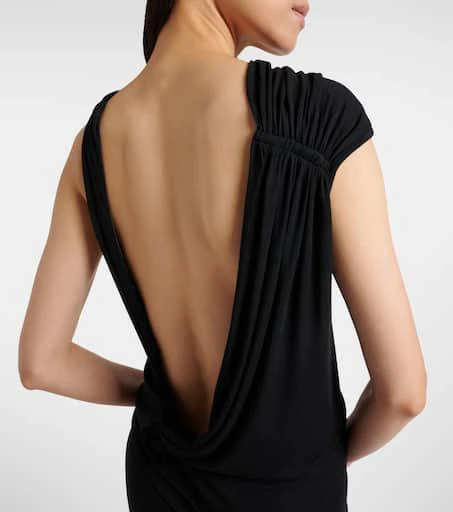 Rick Owens Eva draped jersey maxi dress 6