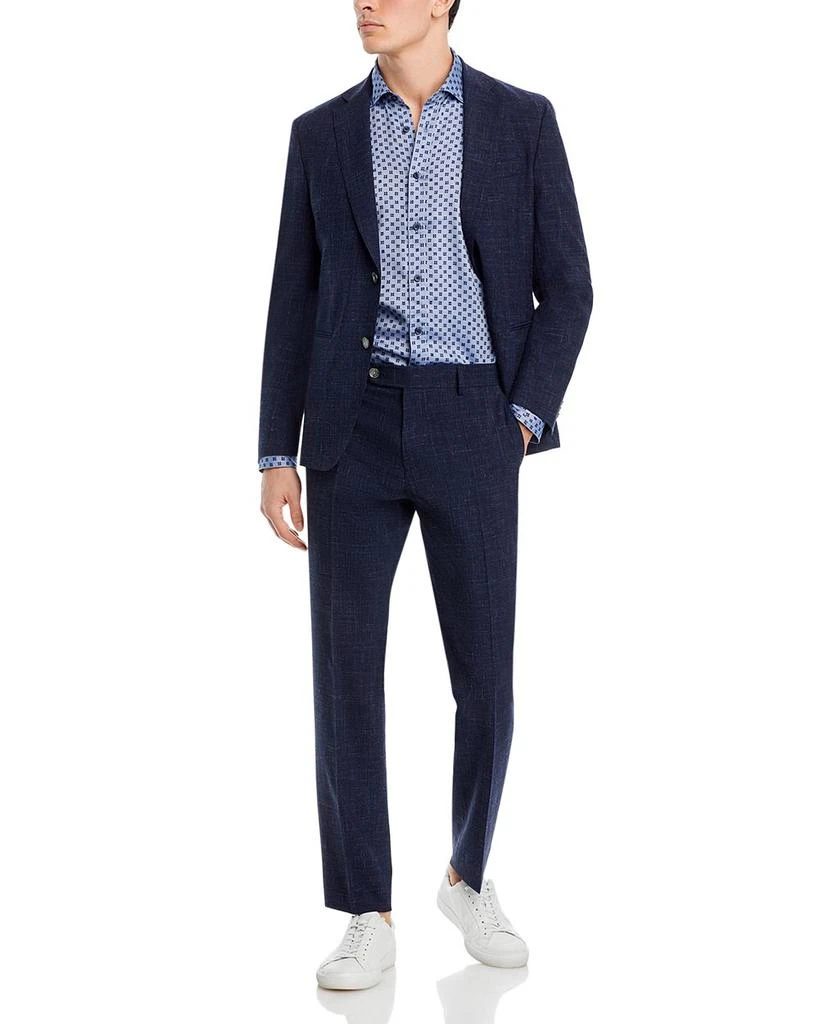 Hugo Boss H-Huge Wool & Linen Melange Solid Slim Fit Suit 7