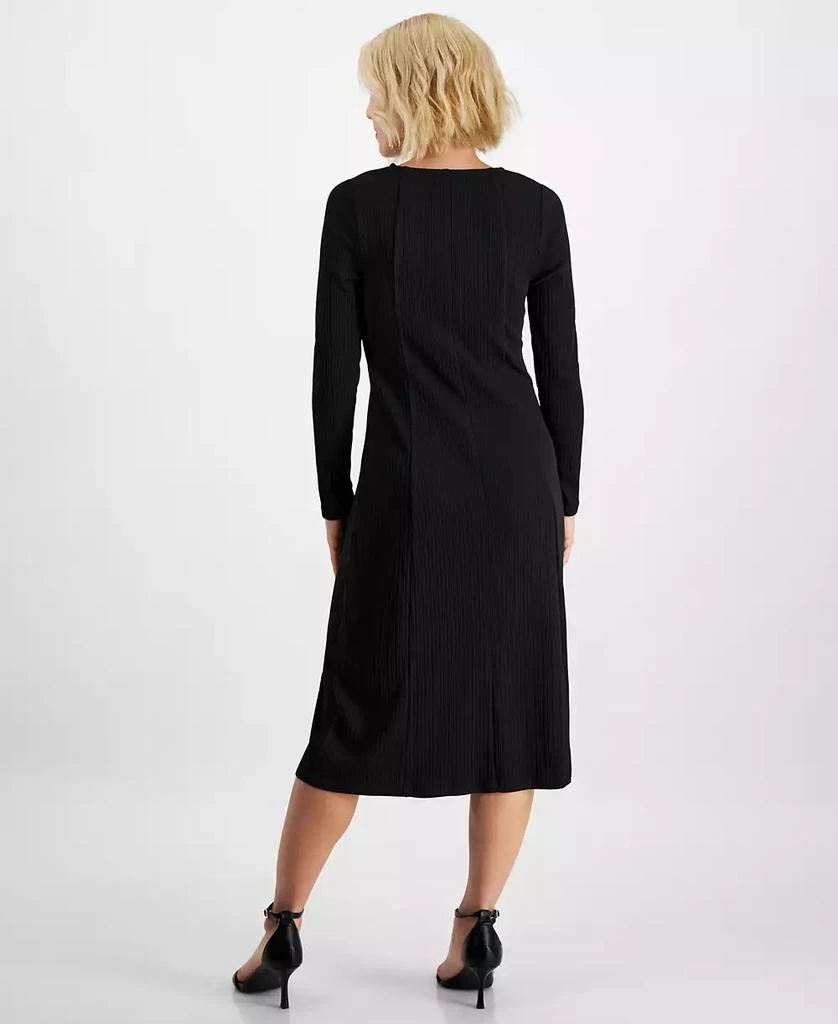 Tinsel Petite Square-Neck Long-Sleeve Midi Dress 2