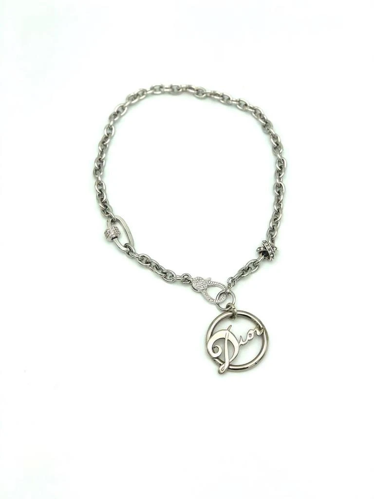 Adorne By Dana Vintage Repurposed Designer Necklace In Silver