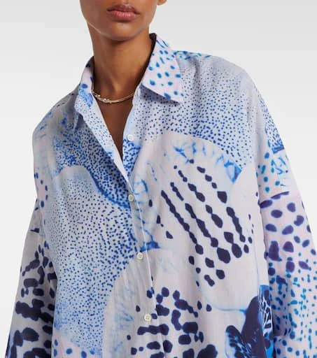 Dries Van Noten Printed cotton shirt 4