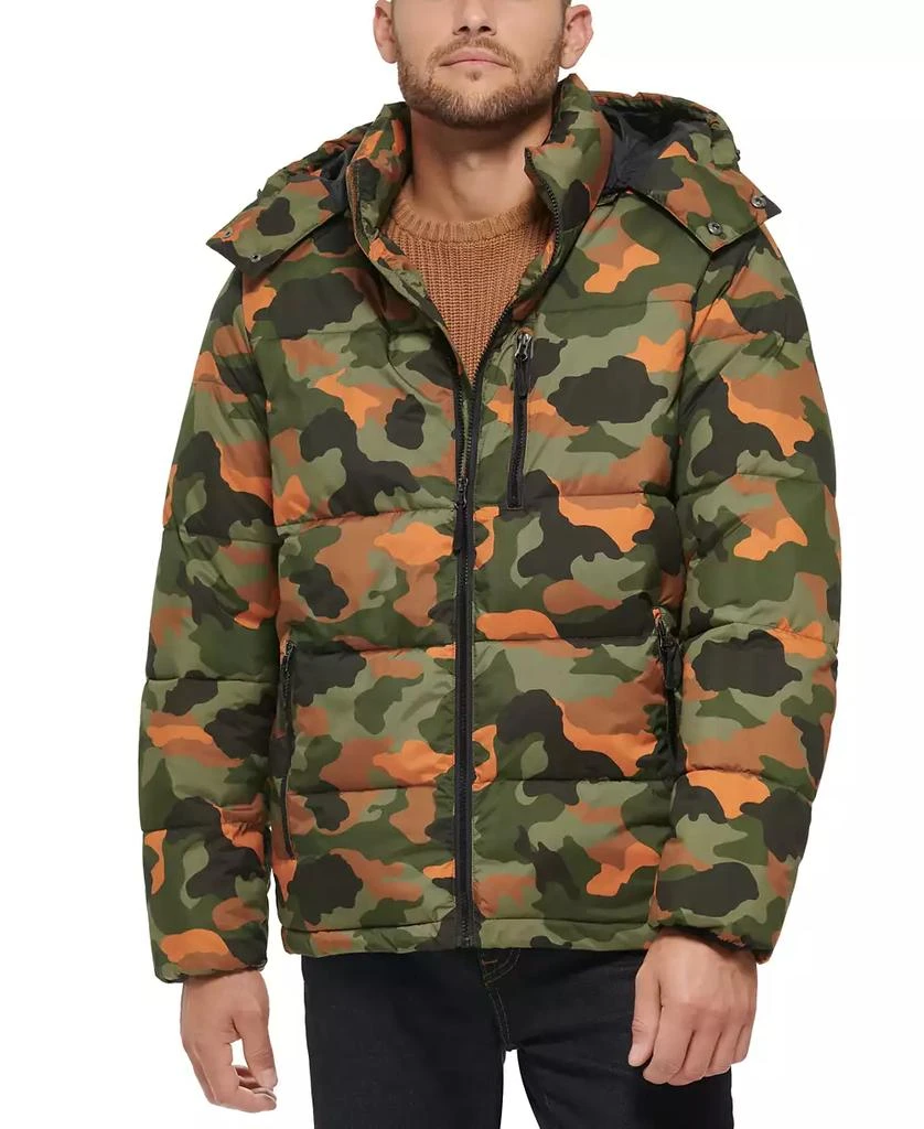 Club Room Men's Stretch Hooded Puffer Jacket, Created for Macy's 1