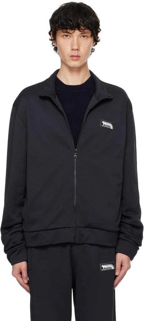 Maison Kitsune Black Flash Fox Track Jacket 1