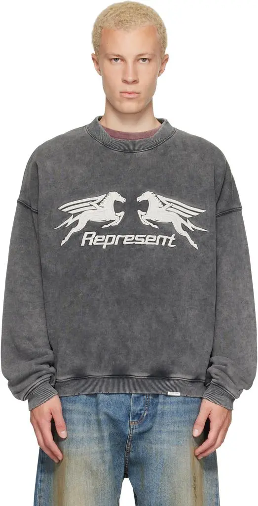 Represent Gray Pegasus Sweatshirt